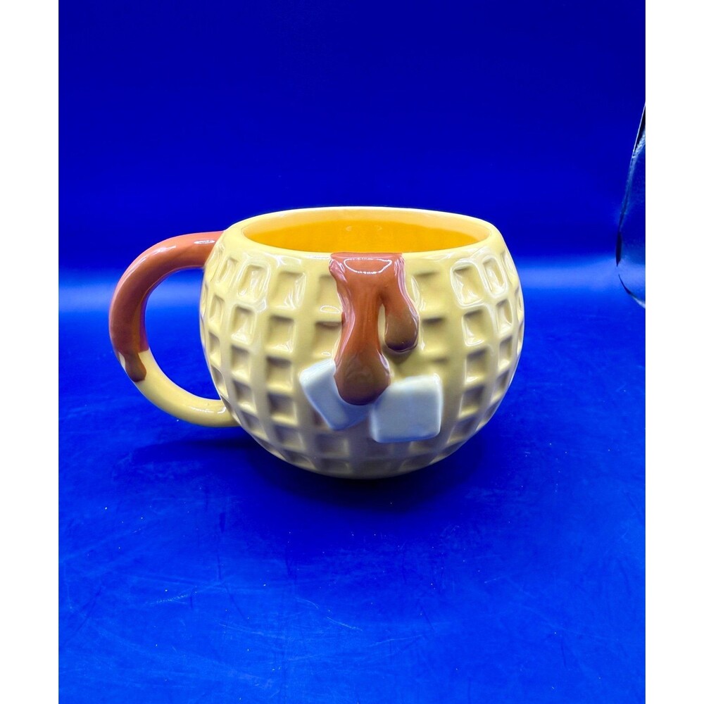 Stranger Things Waffle Mug 18oz 3D Eggo Butter Syrup Netflix Official